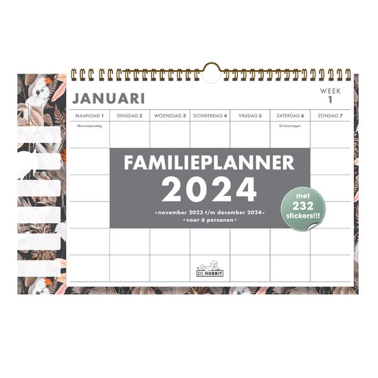 Planificateur familial 2024
