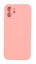 Rixus iPhone 12 Soft TPU -telefoonhoesje - Roze - TPU -materiaal - Accessoires - Cases - 24 maanden garantie