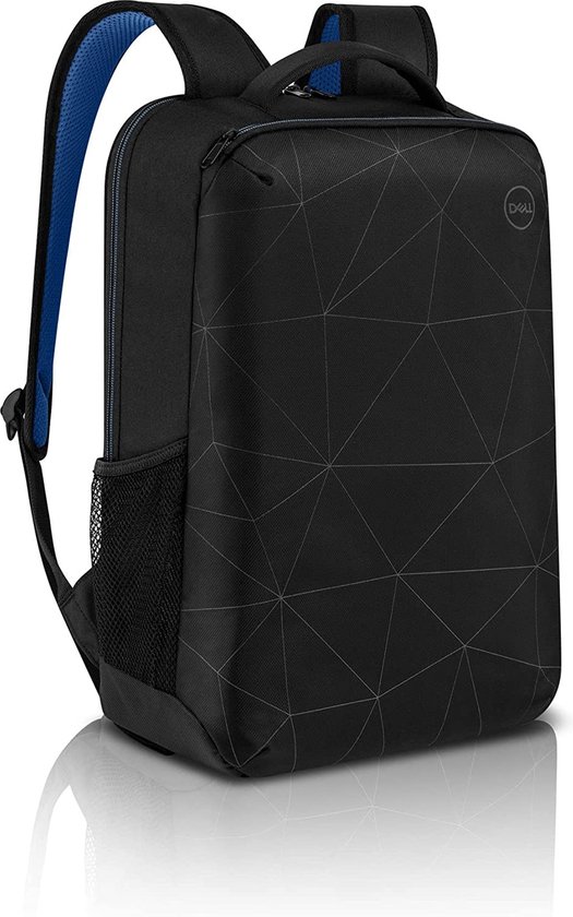 ES1520P Essential Pro Slim 15, jusqu'à 15,6 pouces, résistant à l'eau, poignées et manches rembourrées, bretelles rembourrées en maille aérée, noir