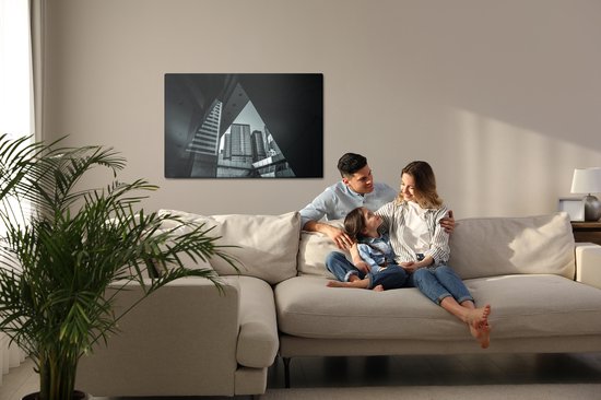 Peinture Roi - Peinture sur toile Beaux Bâtiments modernes - 90 x 60 cm