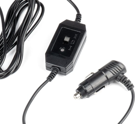 Ventilateur de voiture - 4,5 pouces - 12V - Avec ventouse