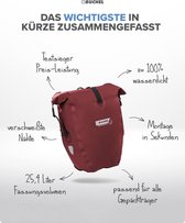 Fietstas voor bagagedrager, 100% waterdicht, met schouderriem en draaggreep, verschillende kleuren
