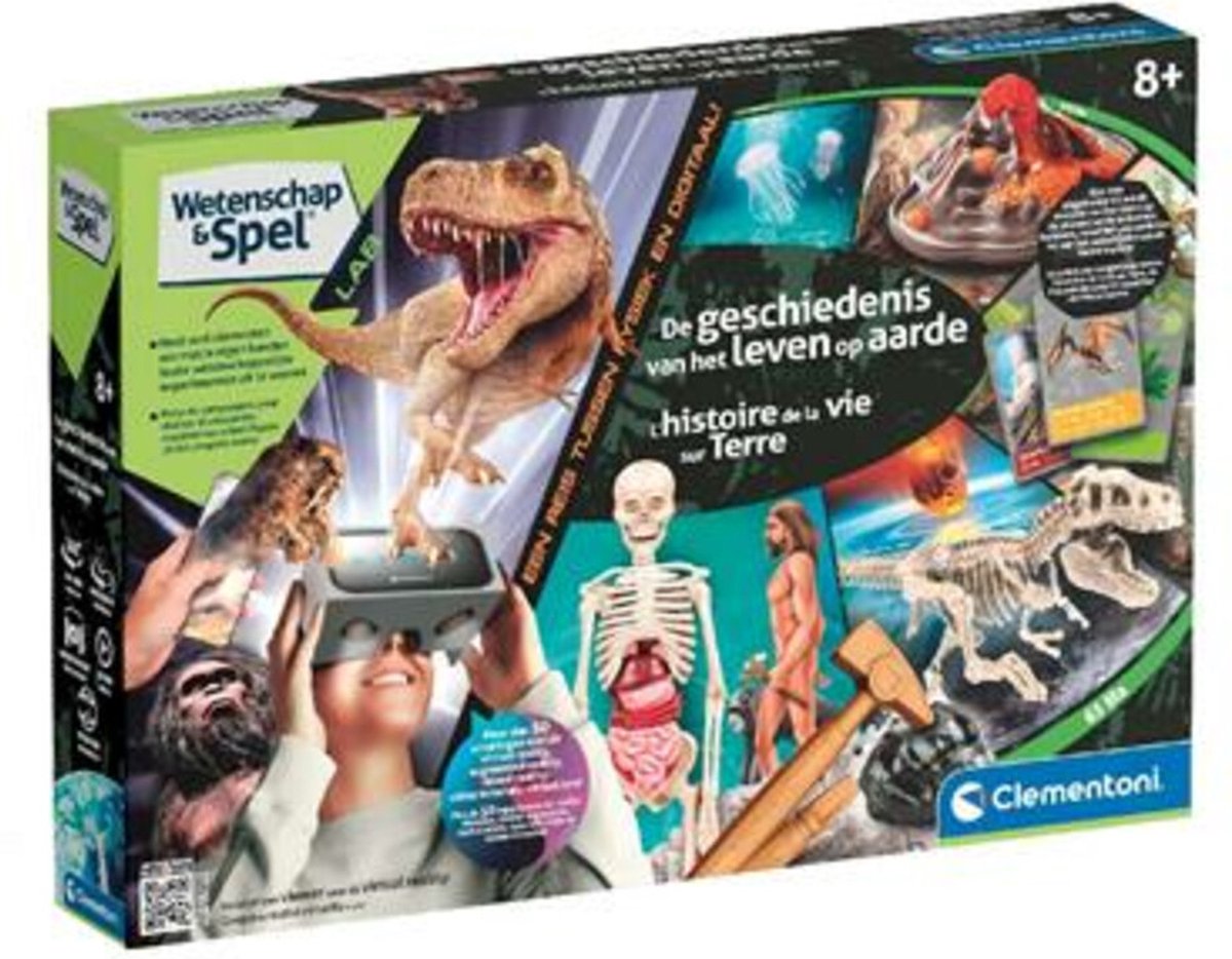 Clementoni Wetenschap & Spel - History of Life on Earth - Speelgoed van het Jaar - Educatief Speelgoed - Vanaf 8 jaar