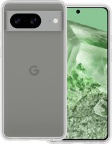 Coque arrière en Siliconen Google Pixel 8 - Coque en silicone pour Google Pixel 8 - Transparente