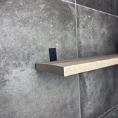 Maison DAM 2x Plankdrager L vorm - Wandsteun – Voor plank 30cm – Mat zwart - Incl. bevestigingsmateriaal + schroefbit