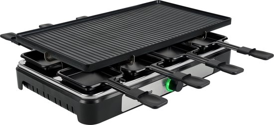 Tristar Gourmetset - RA-2748 - 1400W - Bakplaat 8 personen - Omkeerbare grillplaat - Incl 8 pannetjes, spatels — afbeelding 2