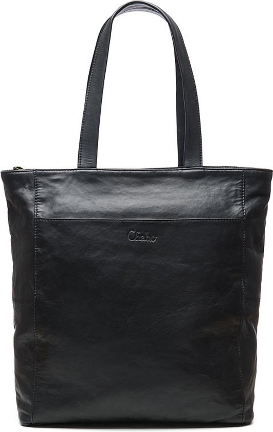 Chabo Bags - Diva Shopper - Shopper - Leer - Zwart