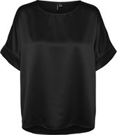 Vero Moda T-shirt Vmmerle 2/4 O-neck Top Wvn Ga Noos 10294216 Black Dames Maat - S