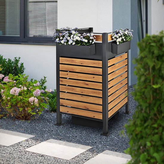 Bloembak, voor balkons, 58 x 50 x18 cm (b x h x d