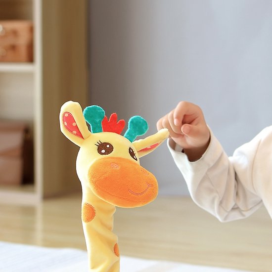 Muzikaal Giraffe Speelgoed - Zingt, Danst & Herhaalt Wat Je Zegt Interactief Knuffeldier Speelgoed Voor Kinderen