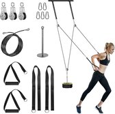 Kabeltrek-fitnesskabel Lat Pull Fitness Biceps-rugtrainingsapparaat Kabeltrekkatrolsysteem Lat Pull-machine Armkrachttraining Home Gym Workout-apparatuur