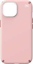 Speck hoesje geschikt voor Apple iPhone 15 - Slank - MagSafe - Ultieme Bescherming - Luxe Soft-touch Afwerking - Valbescherming gecertificeerd tot 4 meter - Microban Antibacterieel - Presidio2 Pro lijn -Roze