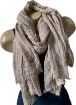 Dames effen kleur sjaal 53# KHAKI