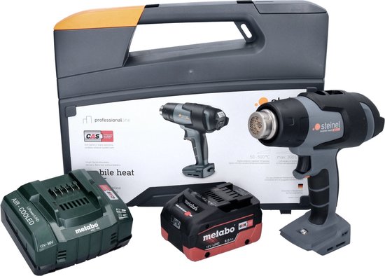 Pistolet à air chaud sans fil Steinel Mobile Heat MH5 Set +18V 8.0Ah