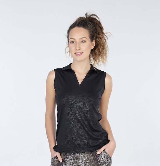 Func Factory dames Poloshirt Tone zwart maat 36 van Func Factory — afbeelding 5