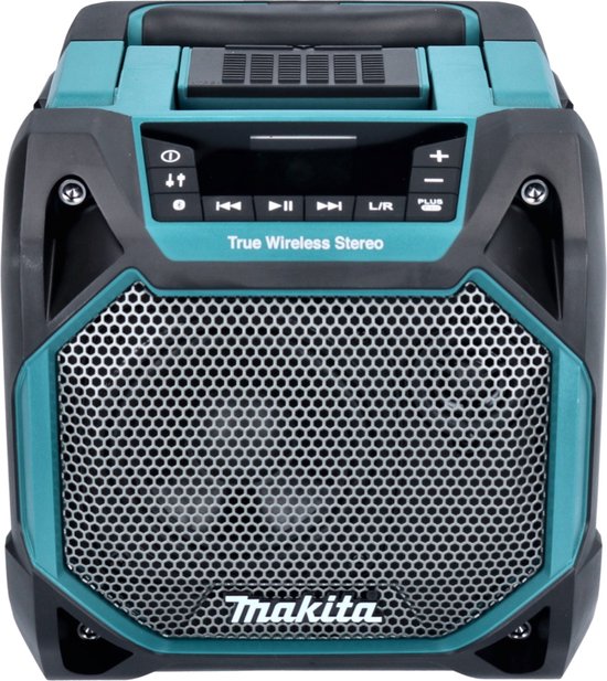 Makita DMR203 10.8-18V Li-Ion Accu Bluetooth speaker - werkt op netstroom & accu van Makita — afbeelding 4