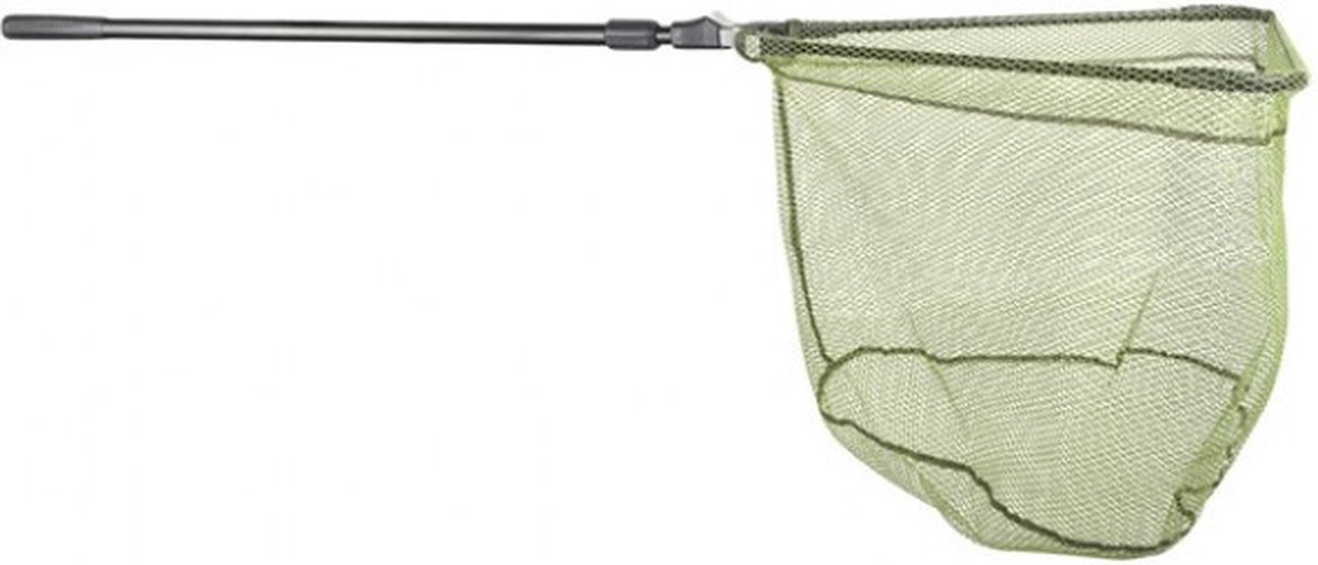 Spro Folding Landingsnet Rubberdip 60x60cm 2.00m Graphite - Schepnet
