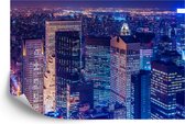 Fotobehang New York City 'S Nachts - Vliesbehang - 270 x 180 cm