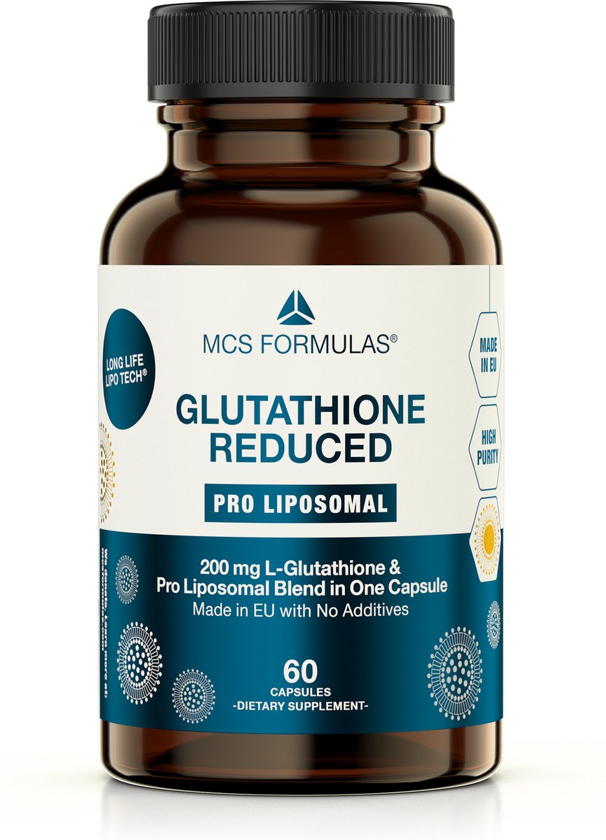 Goedkoopste Glutathione Pro Liposomal - 200 mg - NO ADDITIVES - 60 capsules