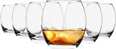 tafelgerei Tondo Water/Whiskey/Juice Tumbler Glasses - Gift Box van 6 Glasses - 405ml (14oz)