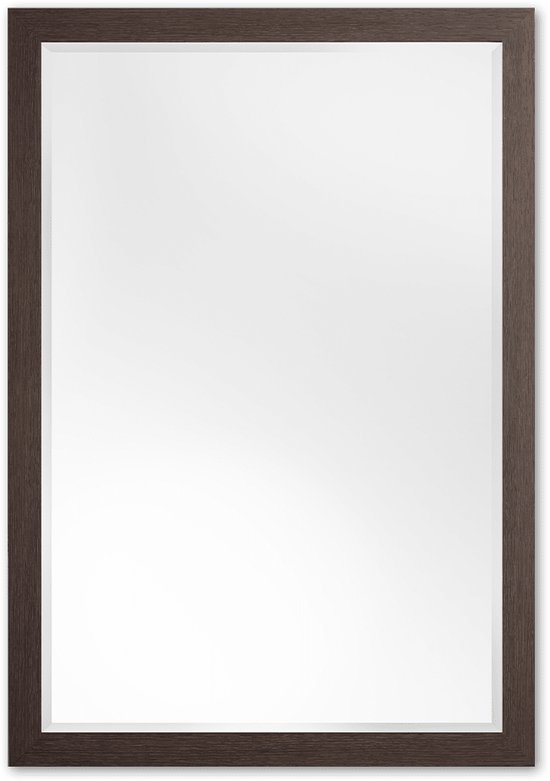 Moderne Spiegel 58x68 cm Donker Hout - Kate