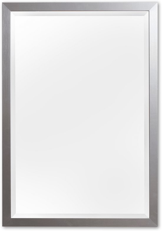 Moderne Spiegel 96x126 cm Zilver - Ella