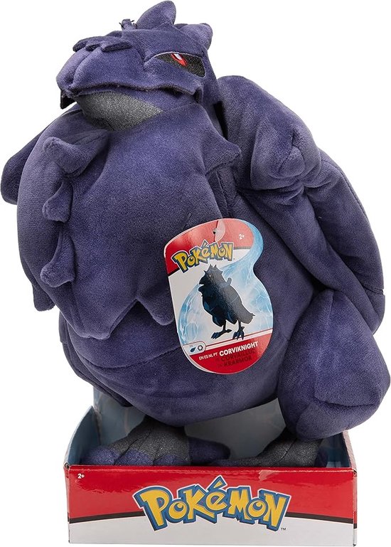 Pokémon knuffel - Corviknight 30cm van Pokémon — afbeelding 4
