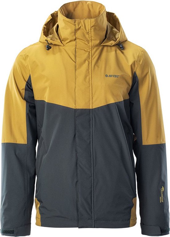 Veste de pluie Hi-tec Temuco Full Zip Vert,Jaune M Homme