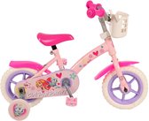 Vélo pour enfants Paw Patrol - Filles - 10 pouces - Rose - Doortrapper - Incl. panier