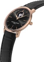 Montre Frédérique Constant Slimline Heart Beat FC-312B4S4 - Cuir - Zwart - Ø 40 mm