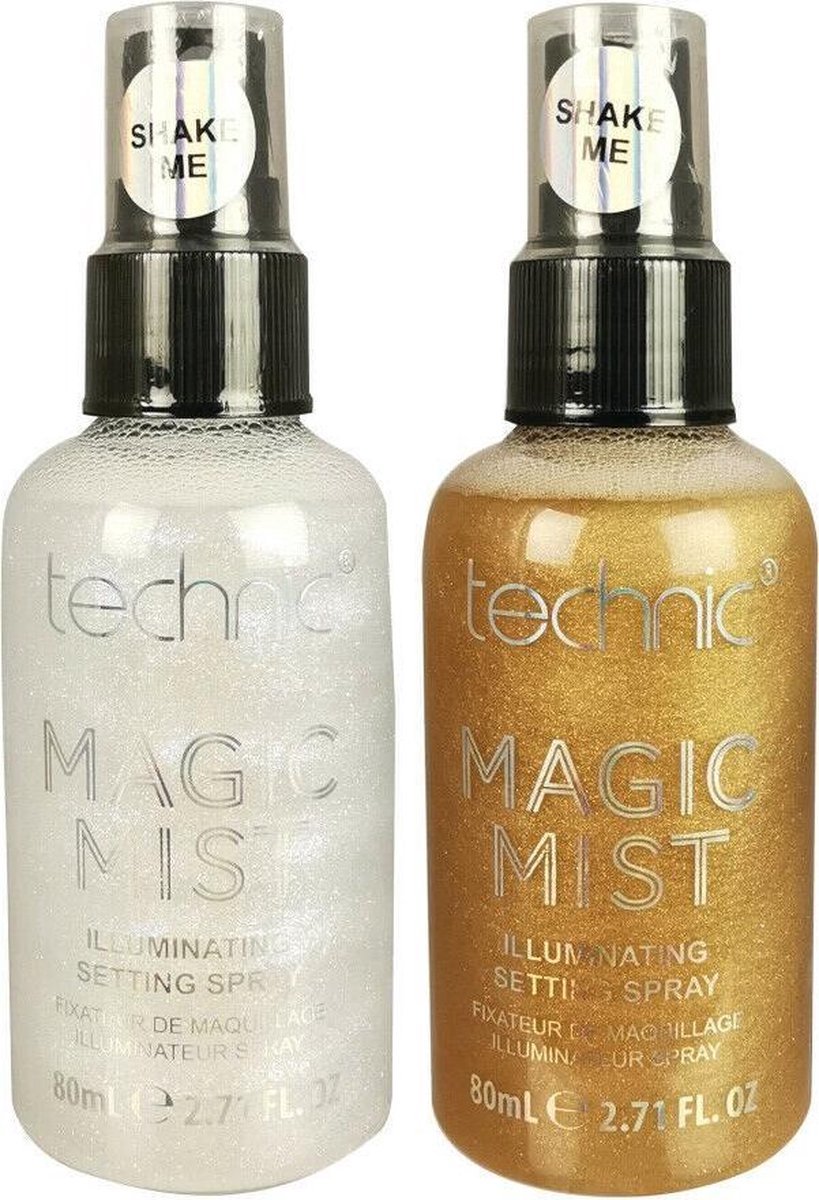 Goedkoopste Technic Magic Mist Illuminating Setting Spray - 24K Gold-Irisdescent (set van 2
