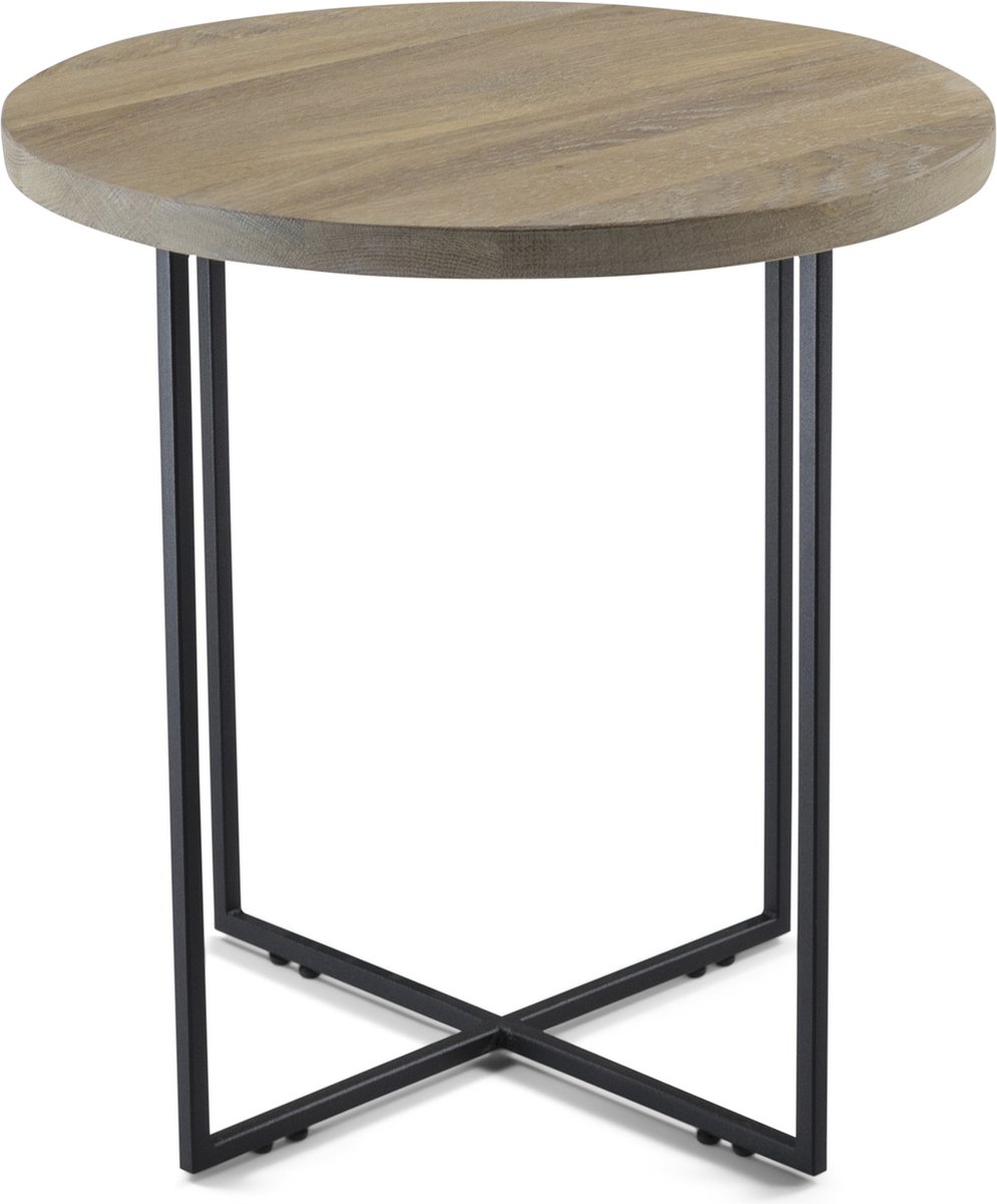 Spinder Design DRESS 39 Bijzettafel - Zwart / Eiken