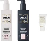 Label M Duo Set - Vibrant Rose Colour Care Conditioner + Shampoo 300ML + Gratis Evo Travel Size