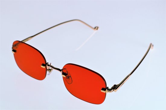 AG sunglasses unisex red