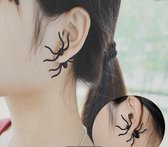 Oorbellen spin - Spinnenoorbel - Halloween oorbellen - Halloween decoratie - Halloween - Horror - Spin