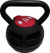 Bol.com AJ-Sports Verstelbare Kettlebell 18kg - Kettlebells - Gewichten - Krachttraining - Halters - Verstelbaar gewicht - Fitne... aanbieding
