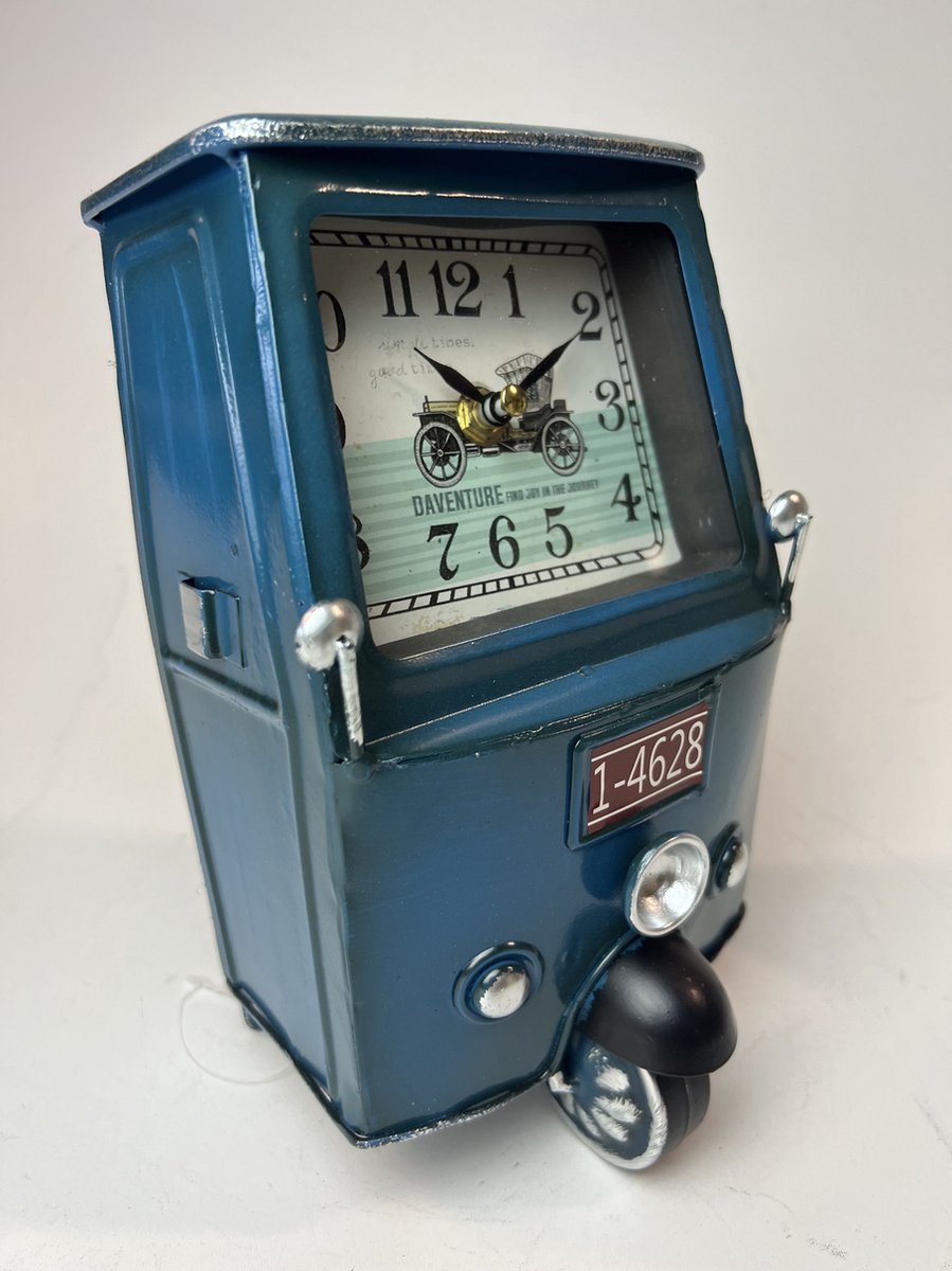 Tuk Tuk Klok blauw