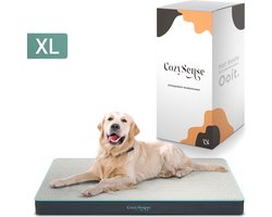 CozySense® – Orthopedisch Hondenkussen 100 X 70 Cm – Maat XL - Waterdicht – Geschikt Als Benchkussen & Hondenbed