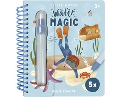 foto van Little Dutch watertekenboek Water magic Jim & Friends - Bambolino Toys