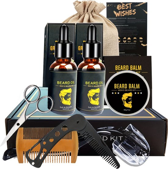 Kit Croissance Barbe : Roller Derma 0.25mm + Huile OCHILIMA - Neuf