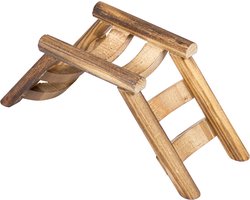 Duvoplus - Brug Voor Kooi - Knaagdier - Houten Knaagladder 18x7x7,5cm - 1st
