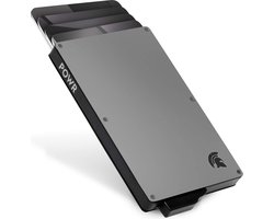 Powr RFID Portemonnee - Smart Wallet - Slim Wallet - Kaarthouder Pasjes - Pasjeshouder - Anti diefstal - NFC Blocker - Titanium