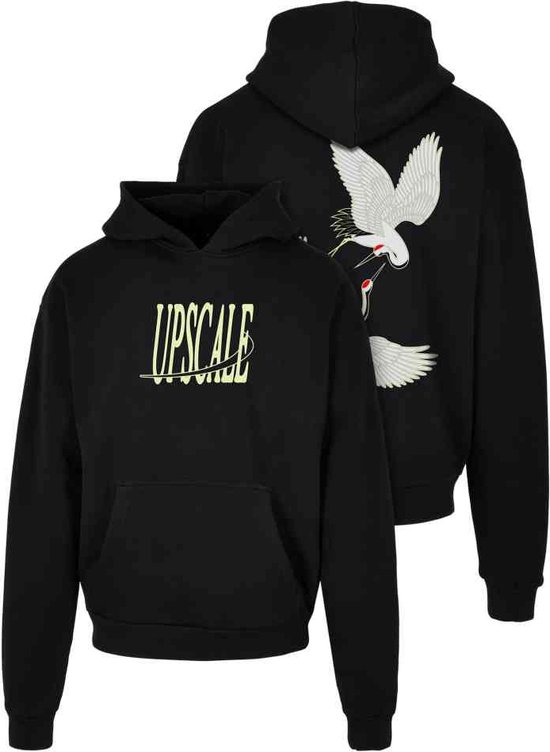 Mister Tee Men's Fortune Cranes Ultra Heavy Oversize Hoodie - Cotton Blend Hooded Sweatshirt