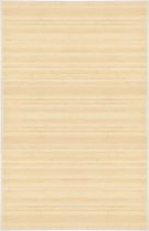 The Living Store Bamboe Tapijt - Naturel - 100 x 160 cm - Anti-slip - Reiniging met vochtige doek