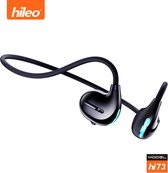hileo hi73 - Draadloze Oordopjes - Koptelefoon - Bone Conduction – Zwart - Sport - Open-Ear - Bluetooth V5.3 oordopjes – Draadloze oortjes – Geschikt voor IOS/Android