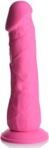 Curve Toys - Lollicock Silicone Dildo zonder Ballen - 18 cm pink