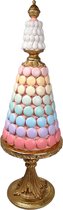 Vivi ! Figurine Décoration Noël Pasen - Gâteau Macaron Arc-en-Ciel - différentes couleurs - 53cm