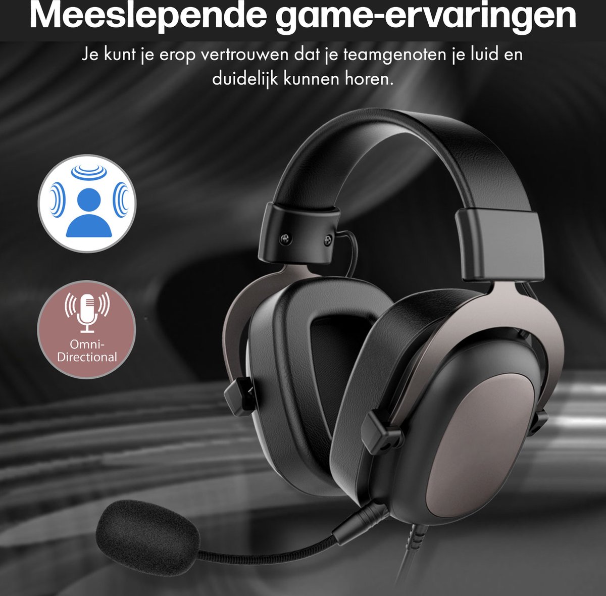 Casque Gaming avec Microphone Rouge - PC + PS4 + PS5 + Xbox One + Xbox  Series | bol.com