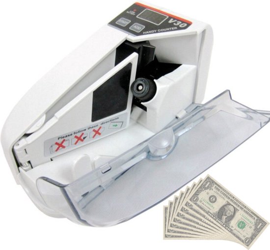 Arvona Geldtelmachine - Geldteller - Safescan - Geld Scanner - Biljettelmachine - Valsgelddetector - 600 Biljetten/Minuut - Arvona