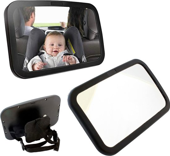 Miroir de voiture Siège arrière Bébé - Miroir de voiture réglable - Miroir  de sécurité